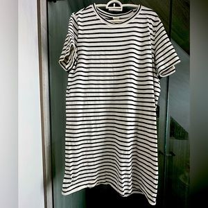 Striped t-shirt dress